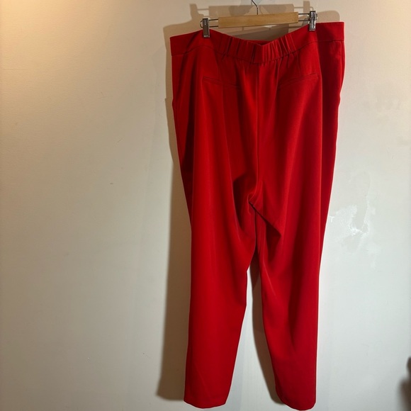 EVER NEW Sz 18 Nylah Pleated Front Elastic Wait Back Wide Leg Trouser Pants NEW - Picture 7 of 11